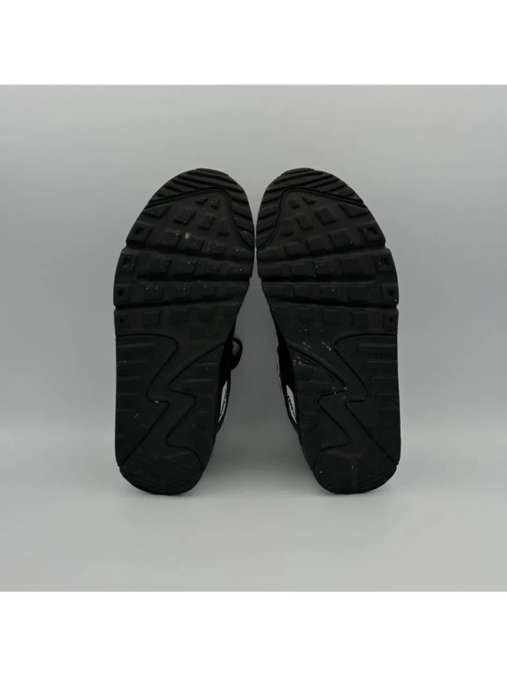 Nike Air Max 90 Youth Size 5.5Y Leather GS Black White Shoes Sneakers CD6864-010